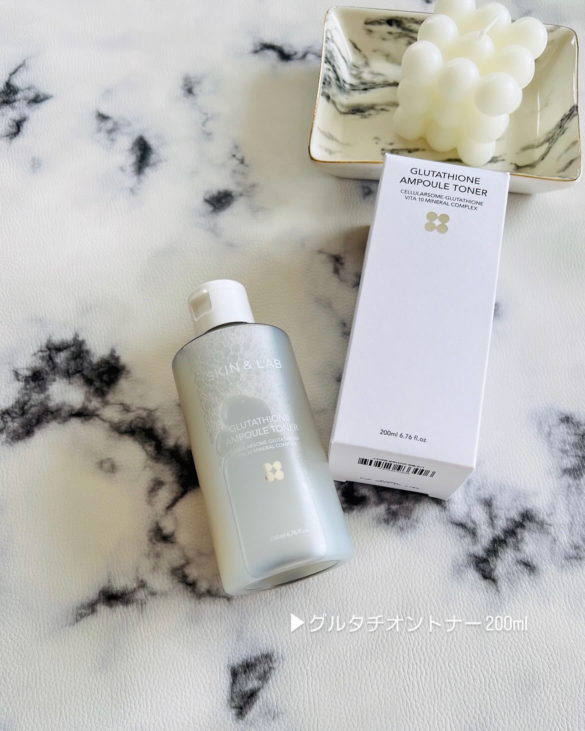 グルタチオンアンプルトナー/SKIN&LAB/化粧水を使ったクチコミ（2枚目）