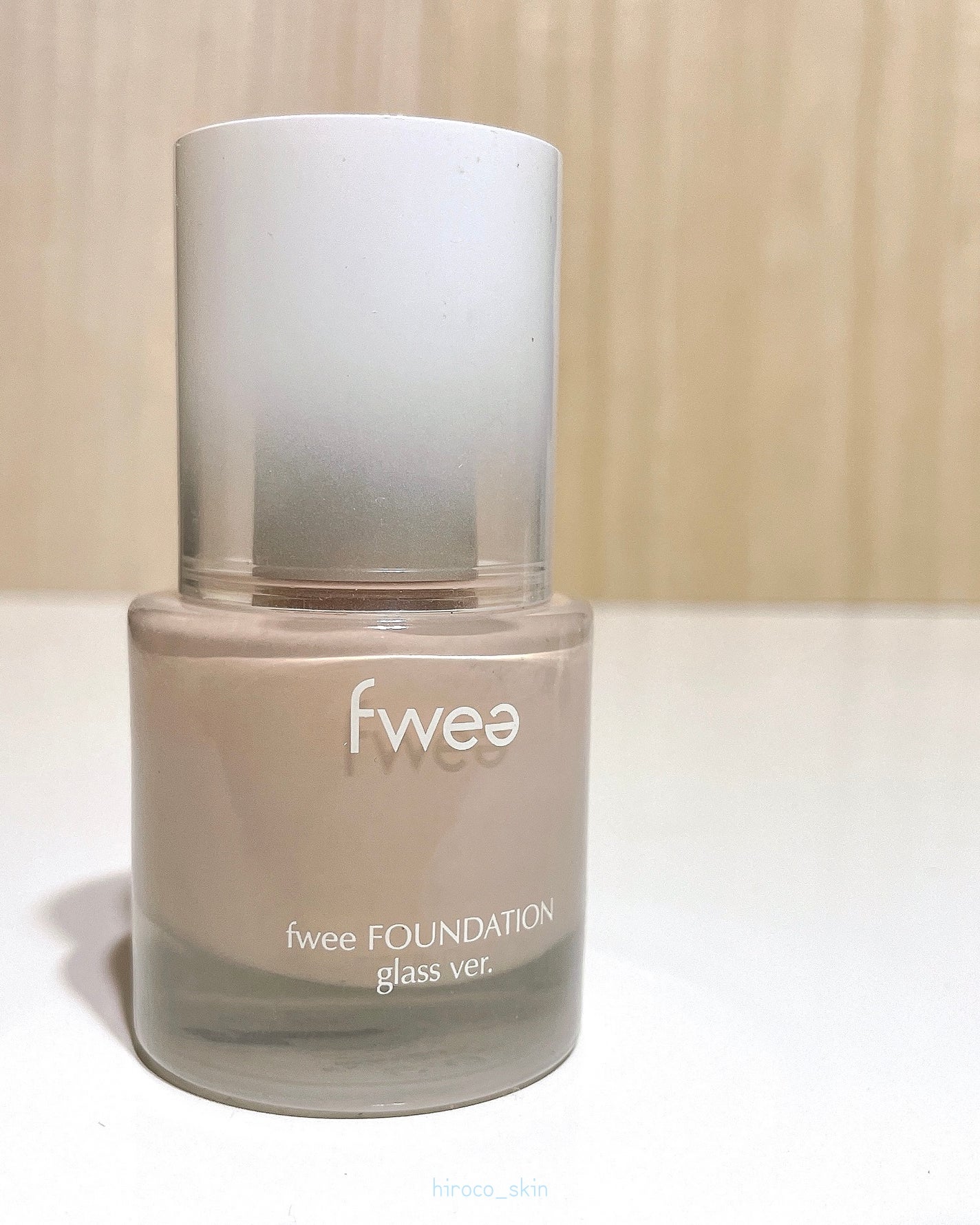 フィーファンデーションガラス/fwee/リキッドファンデーションを使ったクチコミ(8枚目)