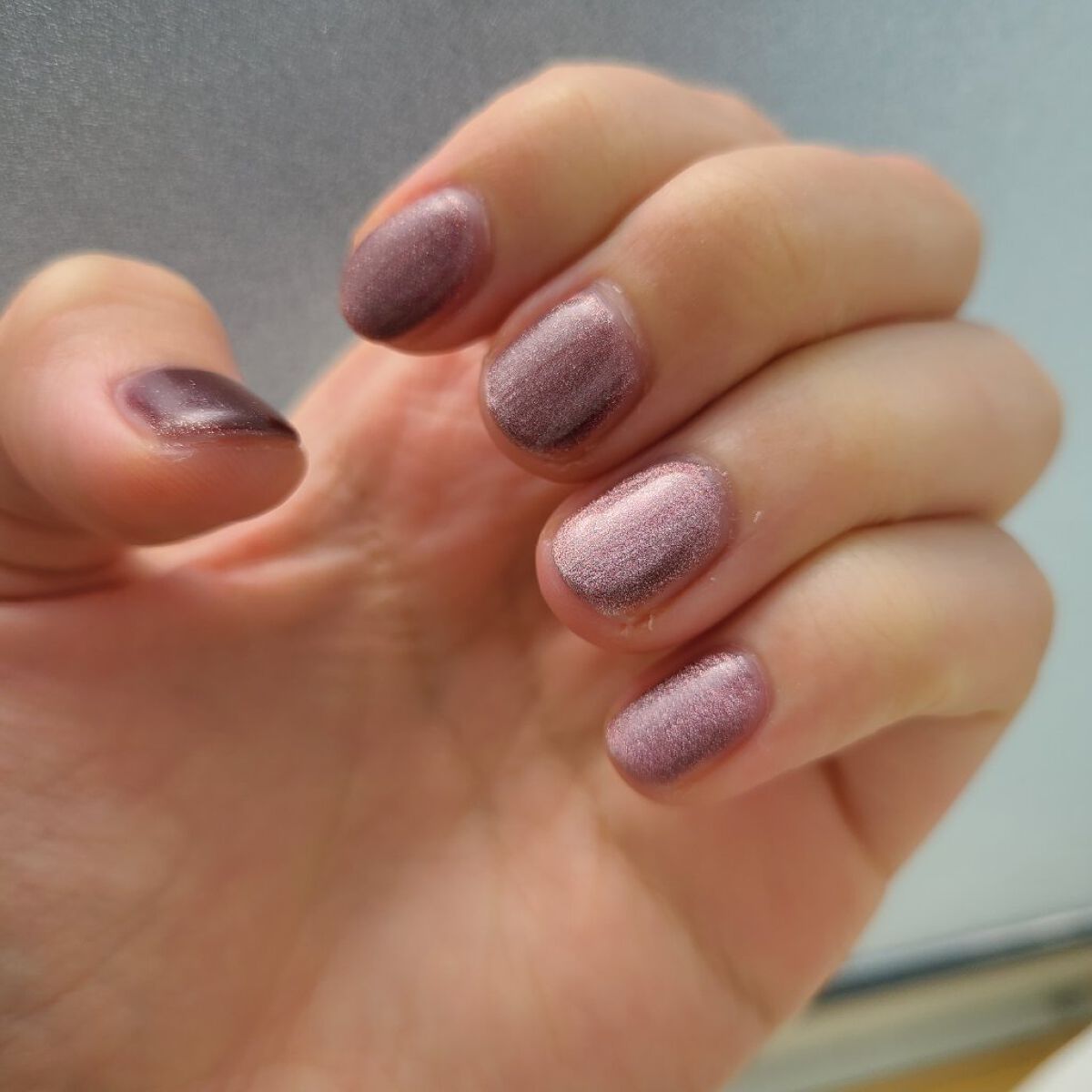 Milkyway&Cat's eye gel/ANNUUM/ジェルネイルを使ったクチコミ（2枚目）