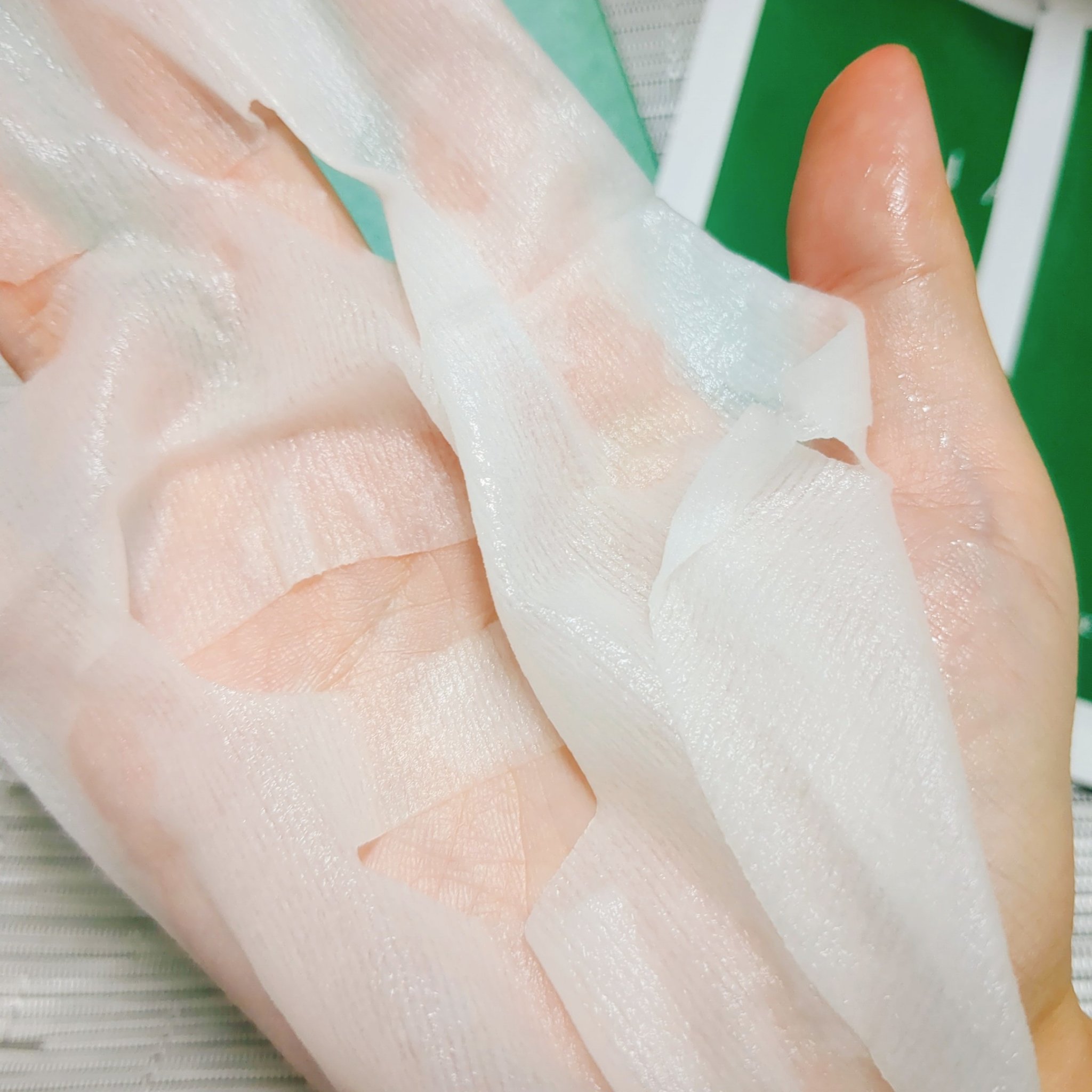 酒粕フェイスマスク 7枚入り（個包装）/NAIA/シートマスク・パックを使ったクチコミ（2枚目）