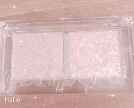 デュオ ポケット グリッター シャドウ/PERIPERA/アイシャドウパレットを使ったクチコミ(1枚目)