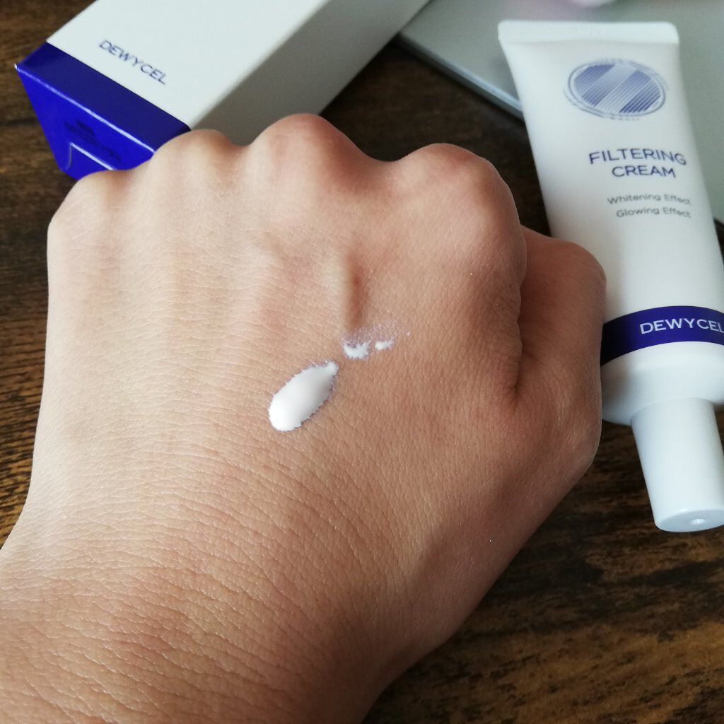 フィルタリングクリーム/DEWYCEL/日焼け止めクリームを使ったクチコミ（3枚目）