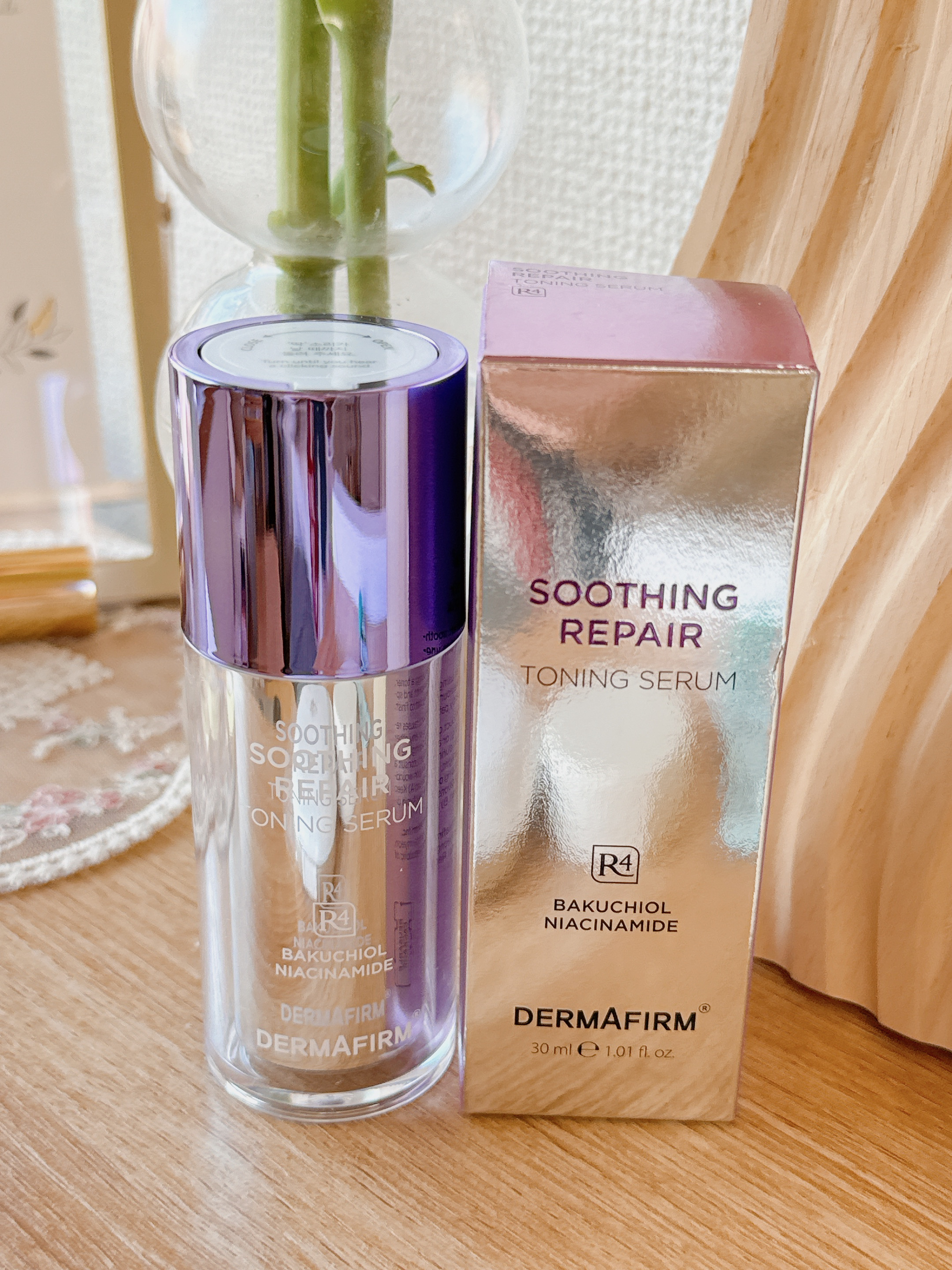 SOOTHING REPAIR TONING SERUM R4/ダーマファーム/美容液を使ったクチコミ（3枚目）