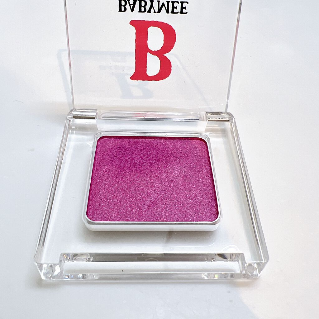 ニュアンスカラー シャドウ peony pink(WEB限定色)/BABYMEE/単色アイシャドウを使ったクチコミ（2枚目）