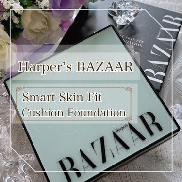Harper's BAZAAR Cosmetics スマートスキンフィットクッションファンデーションのクチコミ「✼••┈┈••✼••┈┈••✼••┈┈••✼••┈┈••✼

Harper's BAZAAR .....」（1枚目）