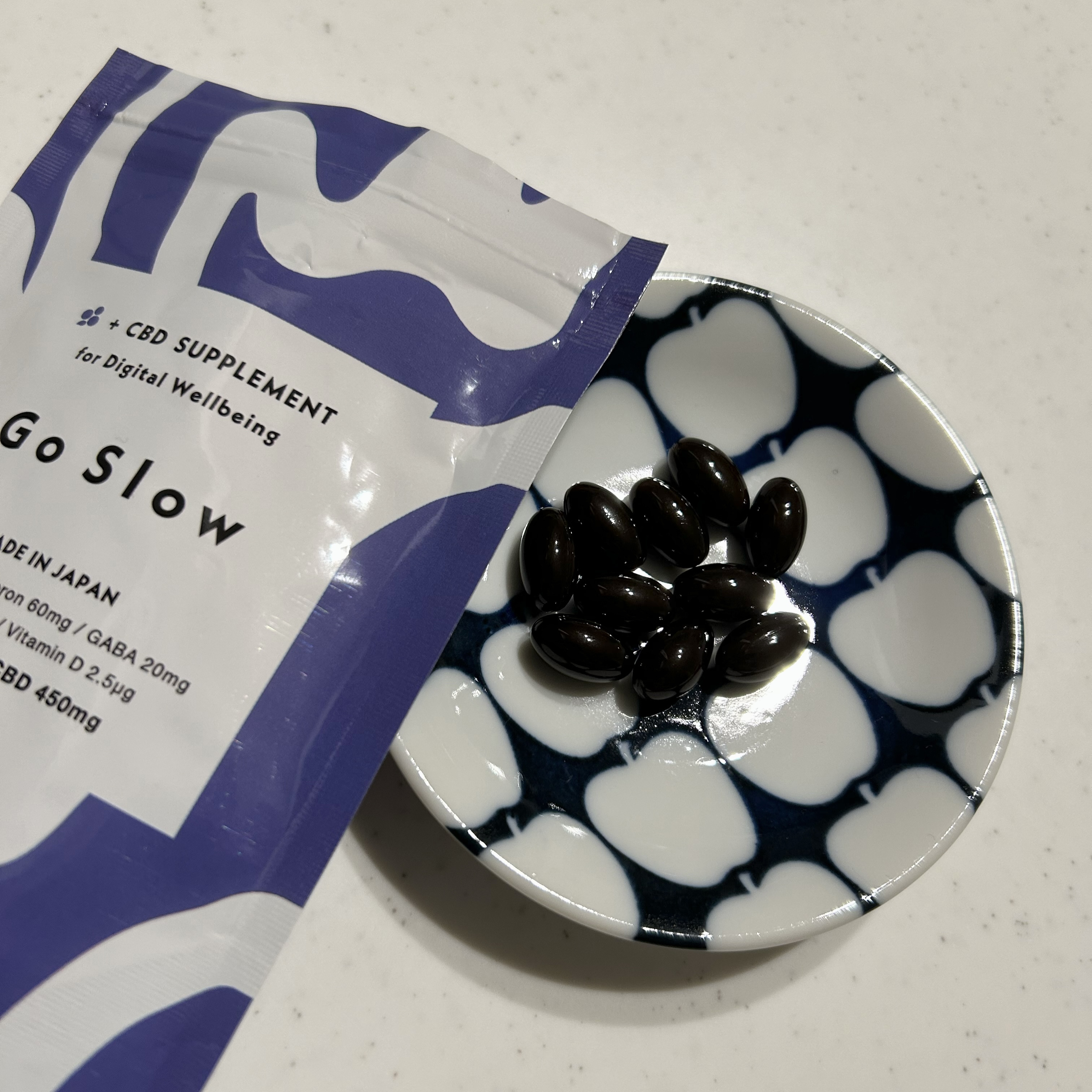 CBDサプリメント for デジタルウェルビーイング/Go Slow/健康サプリメントを使ったクチコミ（2枚目）