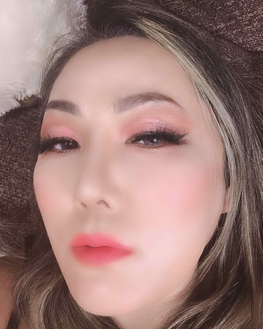 UR GLAM DAILY CHEEK BLUSH/U R GLAM/パウダーチークを使ったクチコミ(3枚目)