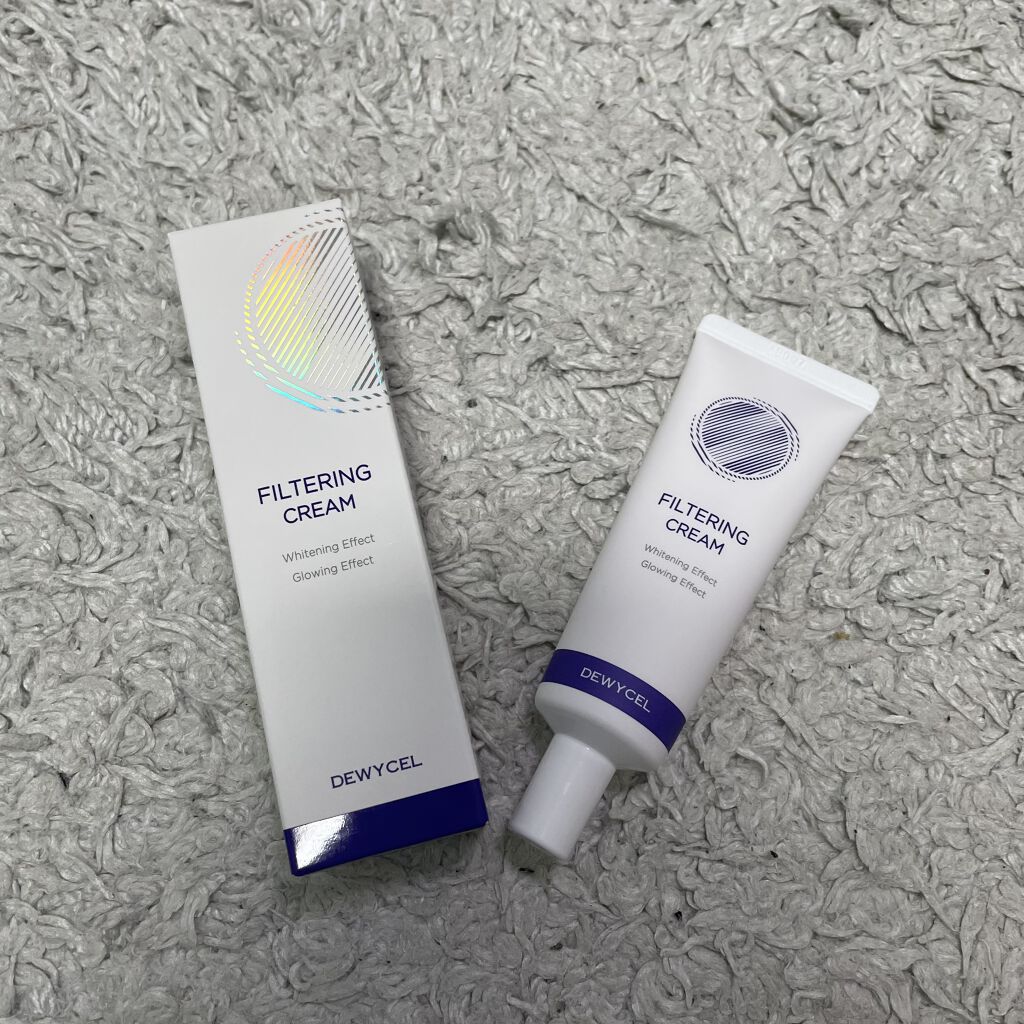フィルタリングクリーム/DEWYCEL/日焼け止めクリームを使ったクチコミ（1枚目）