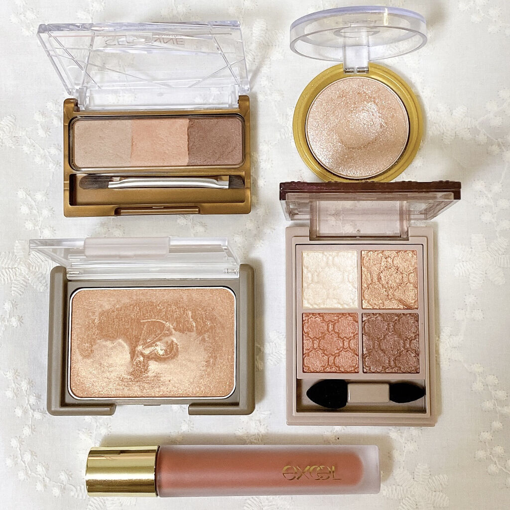 シャイニーシャドウ N/excel/単色アイシャドウを使ったクチコミ（2枚目）