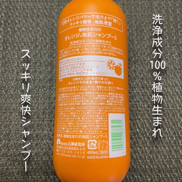 植物生まれのオレンジ地肌シャンプーS／オレンジ果汁トリートメントN シャンプー400ｍL/石澤研究所/シャンプー・コンディショナーを使ったクチコミ（3枚目）