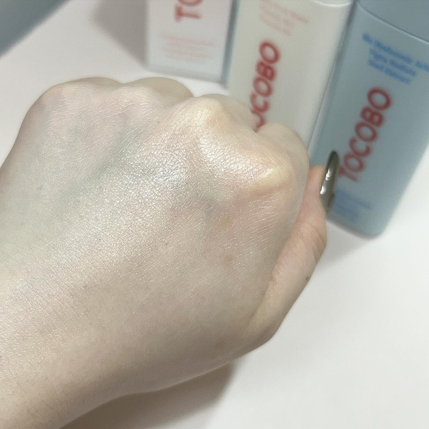 バイオウォータリーサンクリーム/TOCOBO/日焼け止めクリームを使ったクチコミ(3枚目)