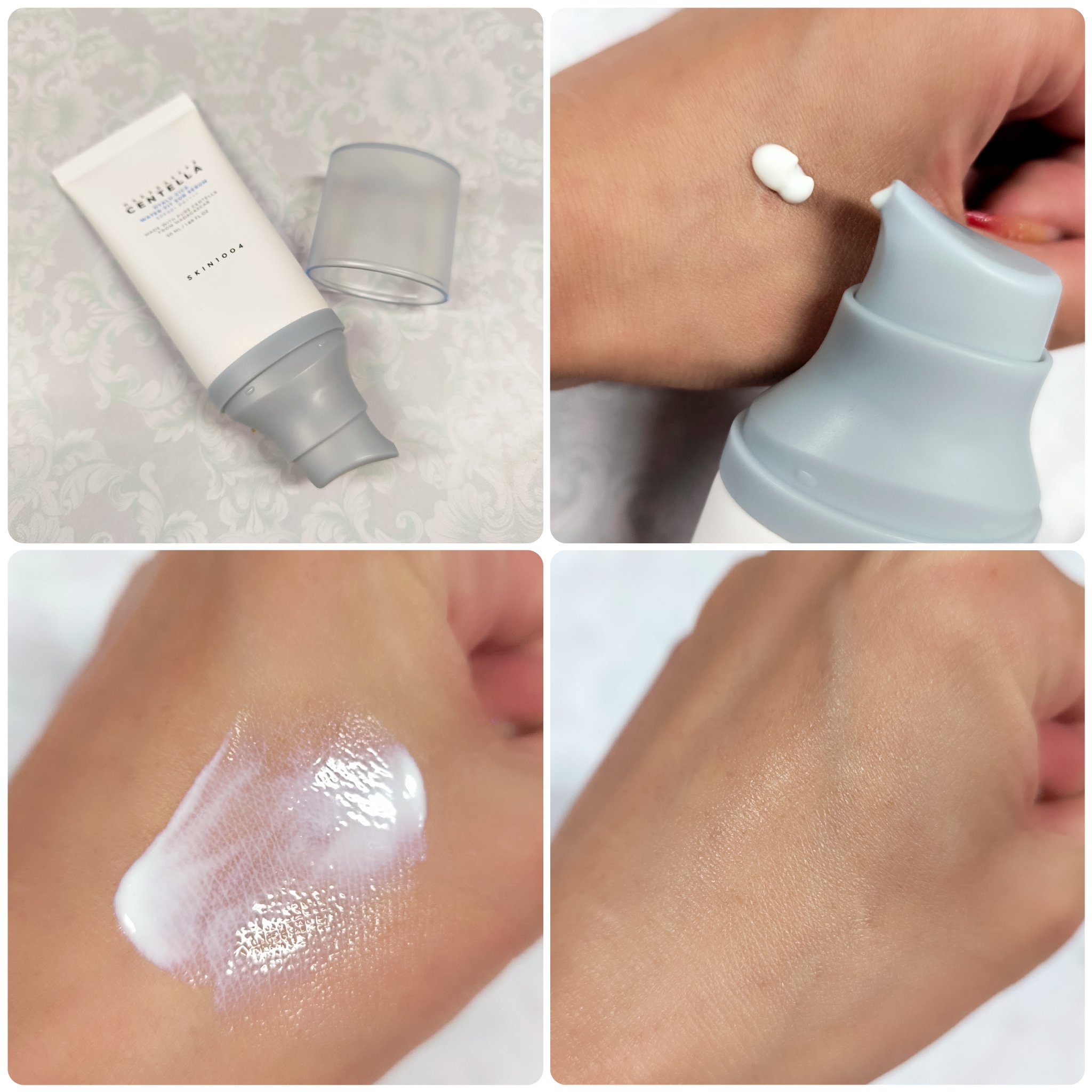 ヒアルーシカ ウォーターフィット サンセラム/SKIN1004/日焼け止めローションを使ったクチコミ（2枚目）