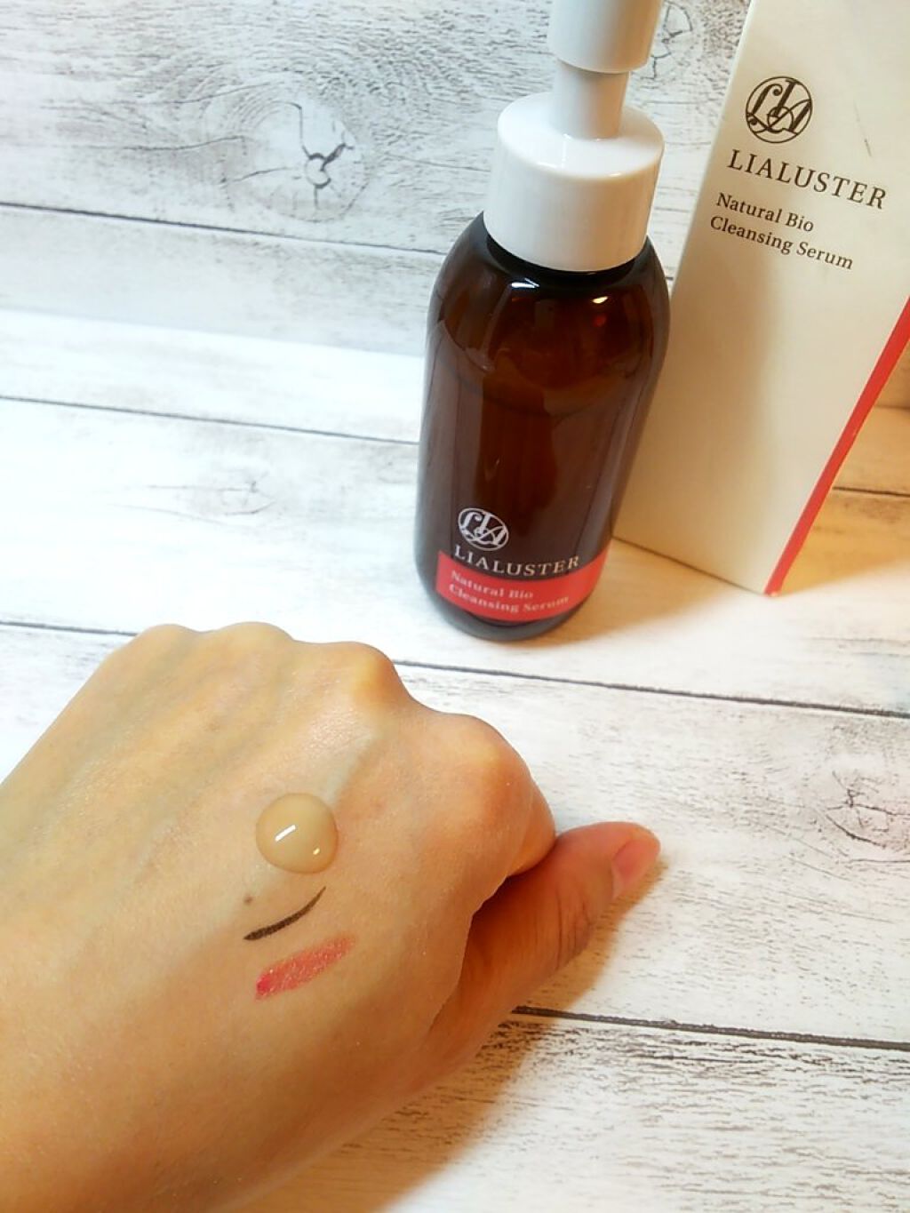 ナチュラルビオ クレンジングセラム/LIALUSTER/クレンジングウォーターを使ったクチコミ（3枚目）