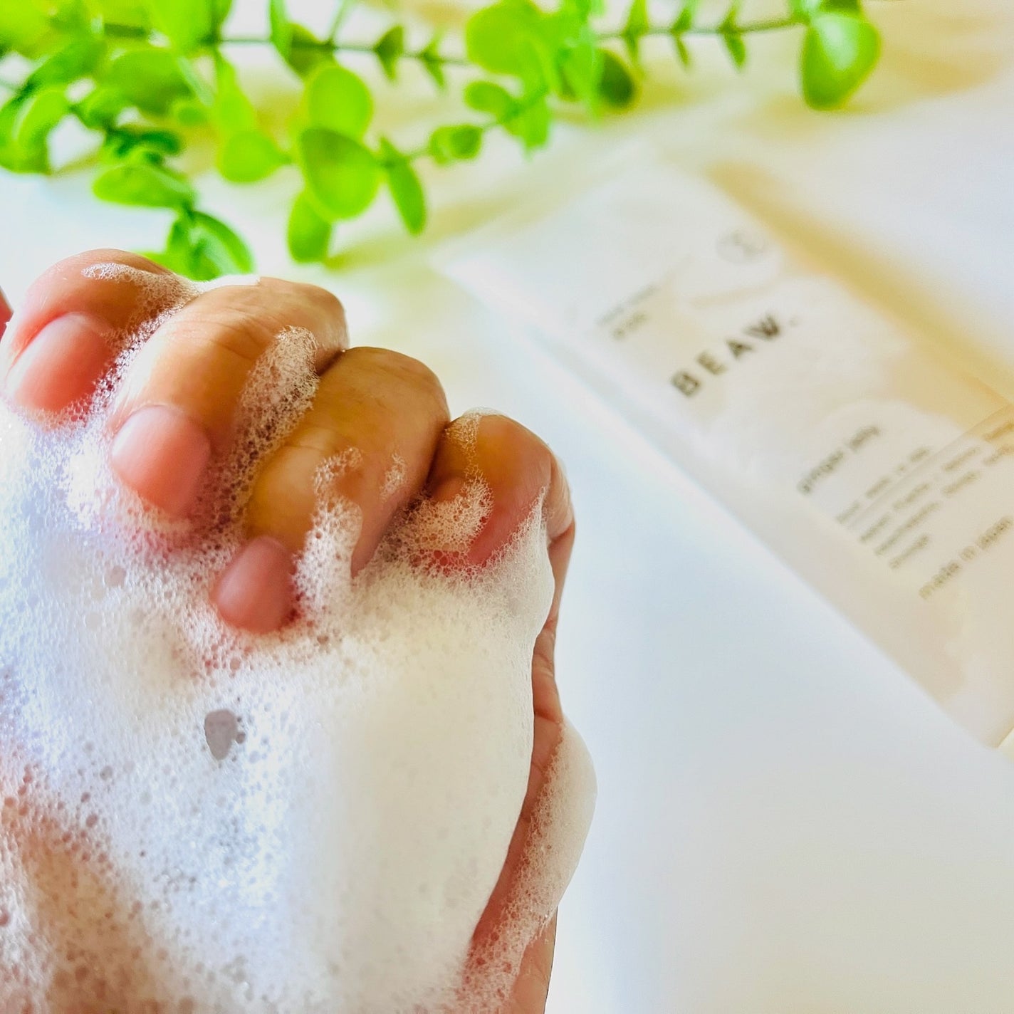 フェイスウォッシュ026 ジンジャージェリー/BEAW./洗顔フォームを使ったクチコミ(5枚目)