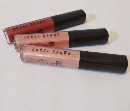 クラッシュドオイル インフューズド グロス S02 ベリーニ/BOBBI BROWN/リップグロスを使ったクチコミ(1枚目)