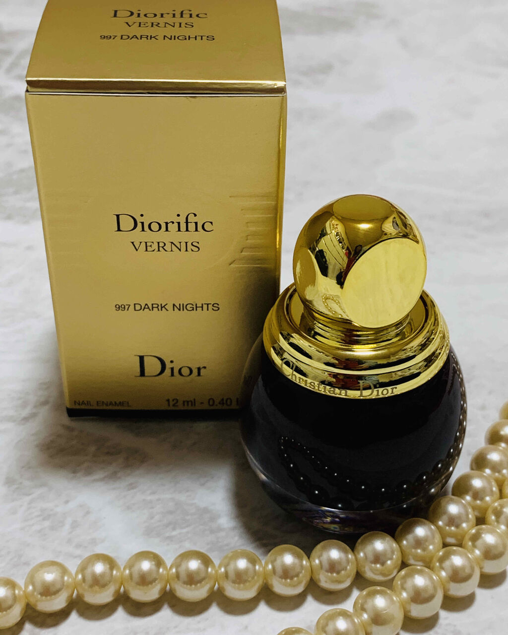 ヴェルニ ディオリフィック 997 ダーク ナイツ（生産終了）/Dior/マニキュアを使ったクチコミ（1枚目）
