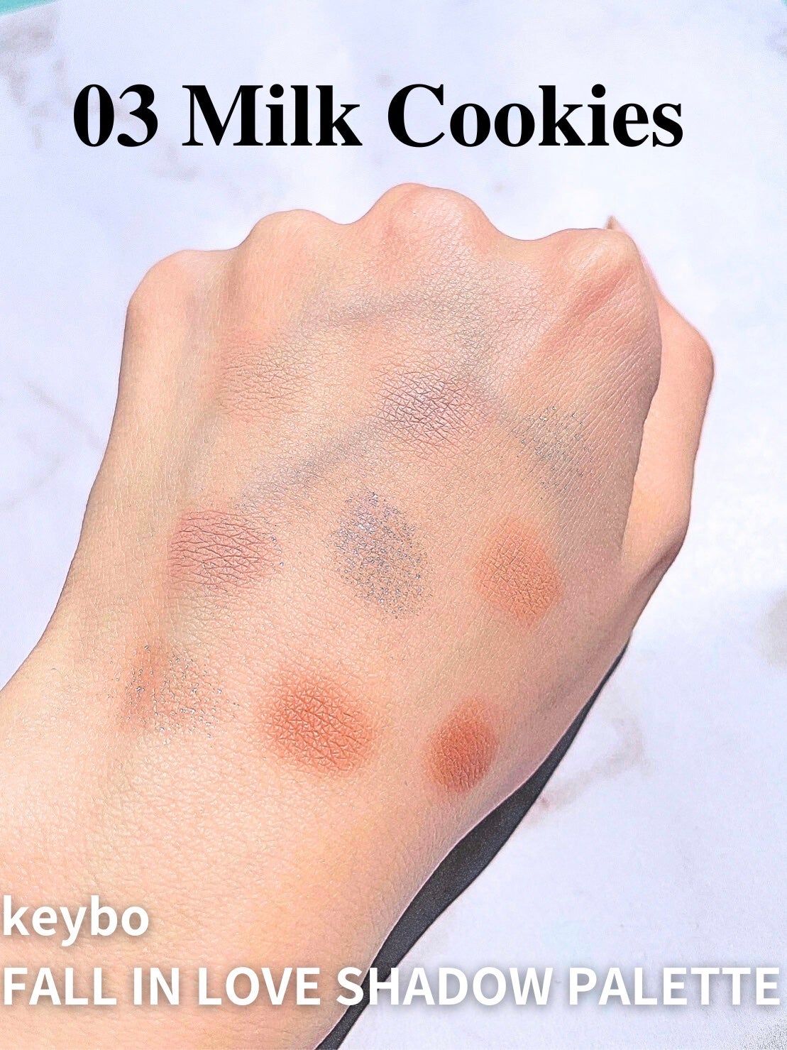KEYBO FALL IN LOVE SHADOW PALETTE/keybo/アイシャドウパレットを使ったクチコミ(3枚目)