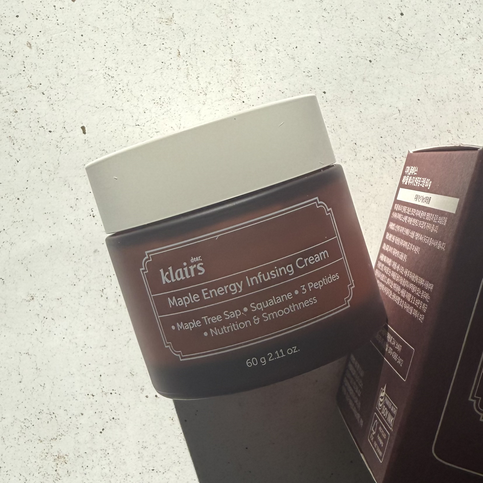 メープルエナジーインフュージングクリーム/Klairs/フェイスクリームを使ったクチコミ（3枚目）