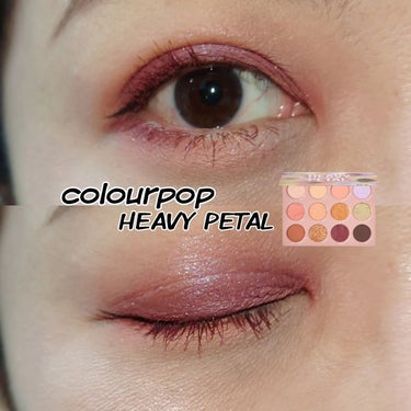 ColourPop HEAVY PETALのクチコミ「#メイク⁡
⁡@colourpopcosmetics ⁡
⁡ #colourpopheavyp.....」（1枚目）