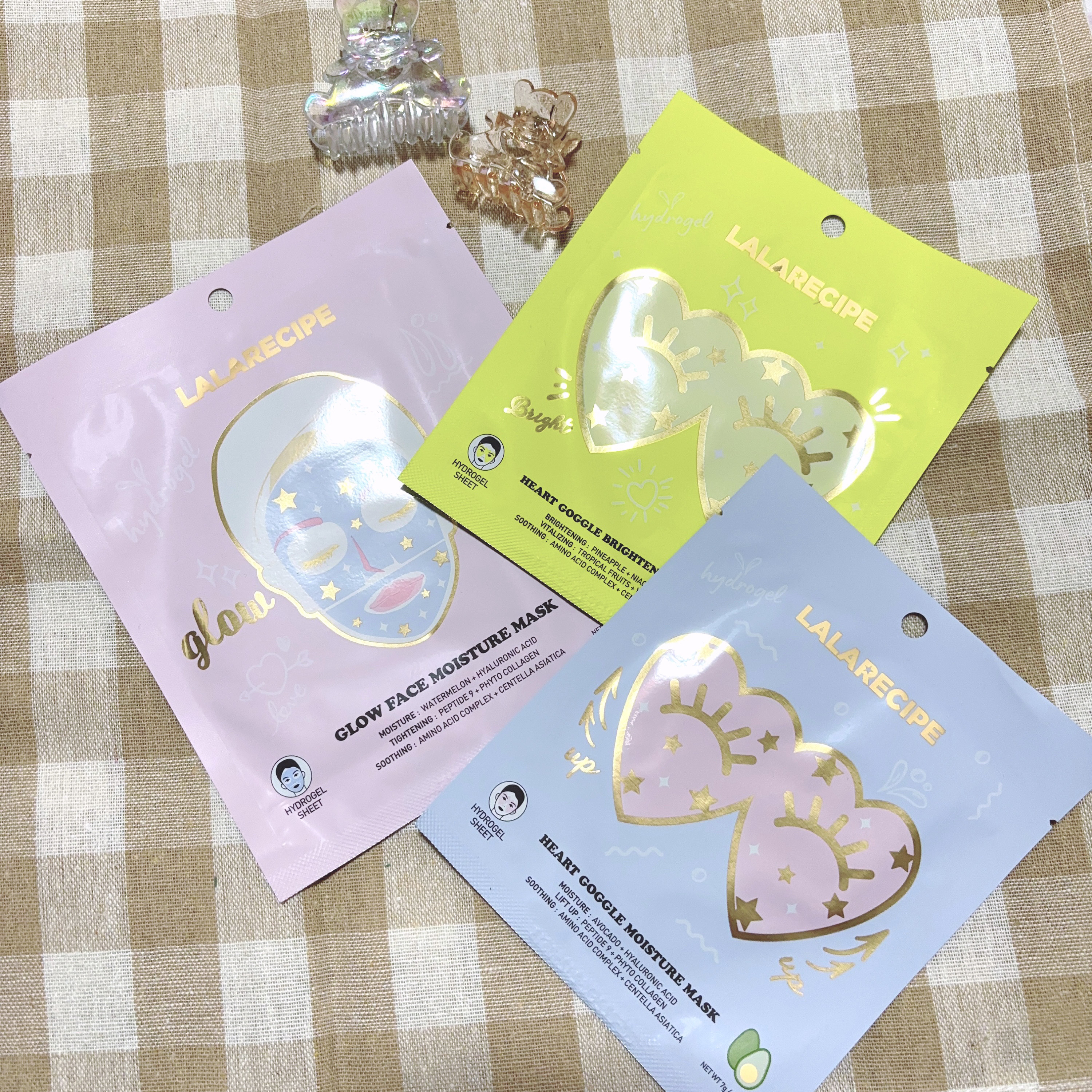 ハートゴーグルマスク/ララレシピ/シートマスク・パックを使ったクチコミ（1枚目）