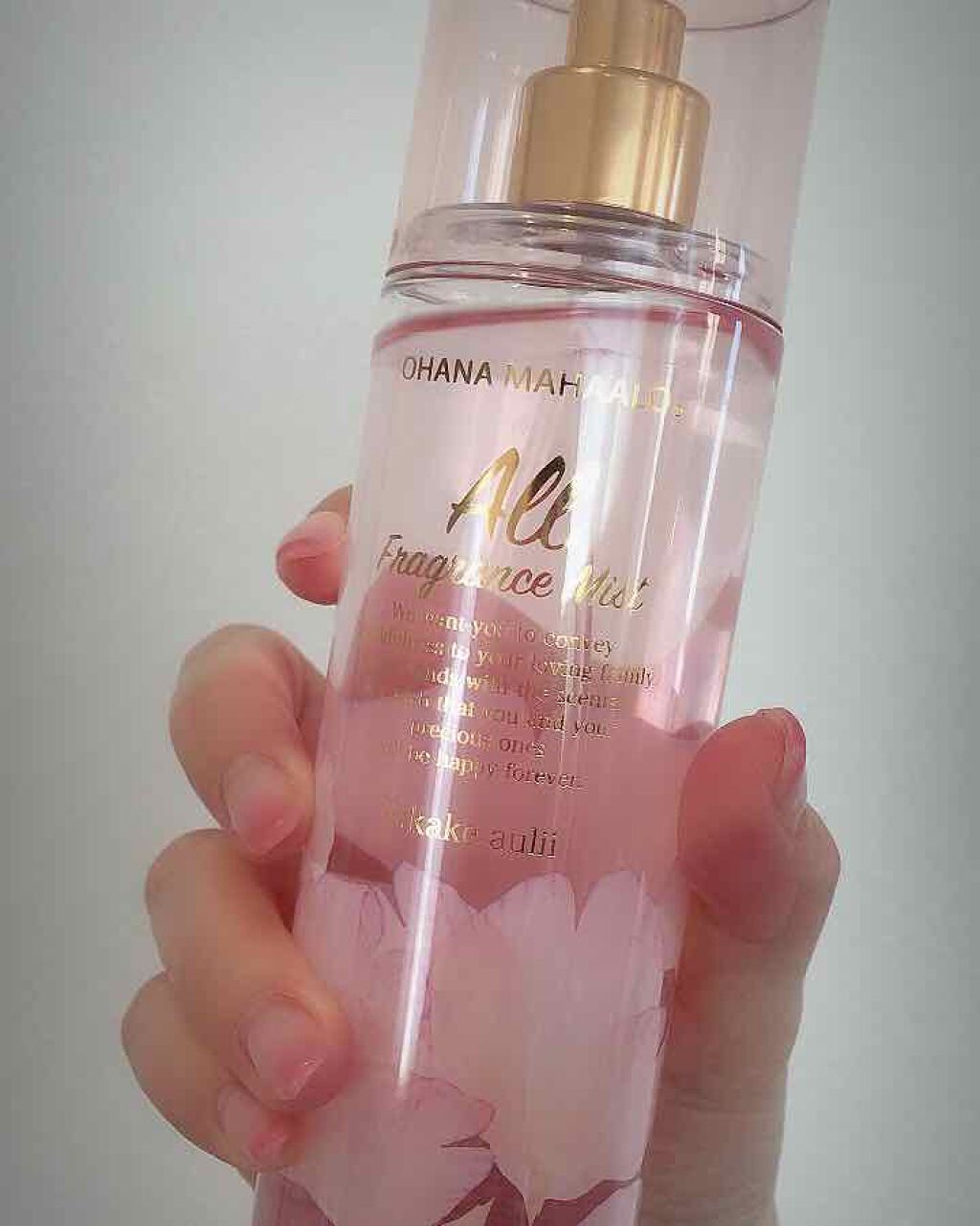 ももはら@コスメ垢 on LIPS 「オハナマハロフレグランスミストピカケアウリィLIPSさんのプレ..」(1枚目)