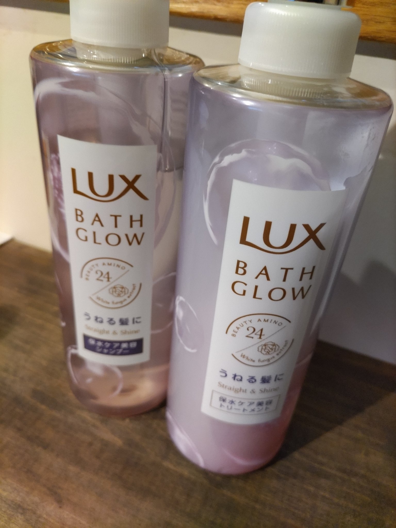 バスグロウ ストレート&シャイン シャンプー/トリートメント/LUX/市販シャンプーを使ったクチコミ（1枚目）