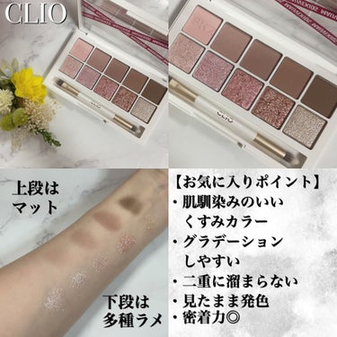 straykids限定カラープロアイパレット/CLIO/アイシャドウパレットを使ったクチコミ（2枚目）