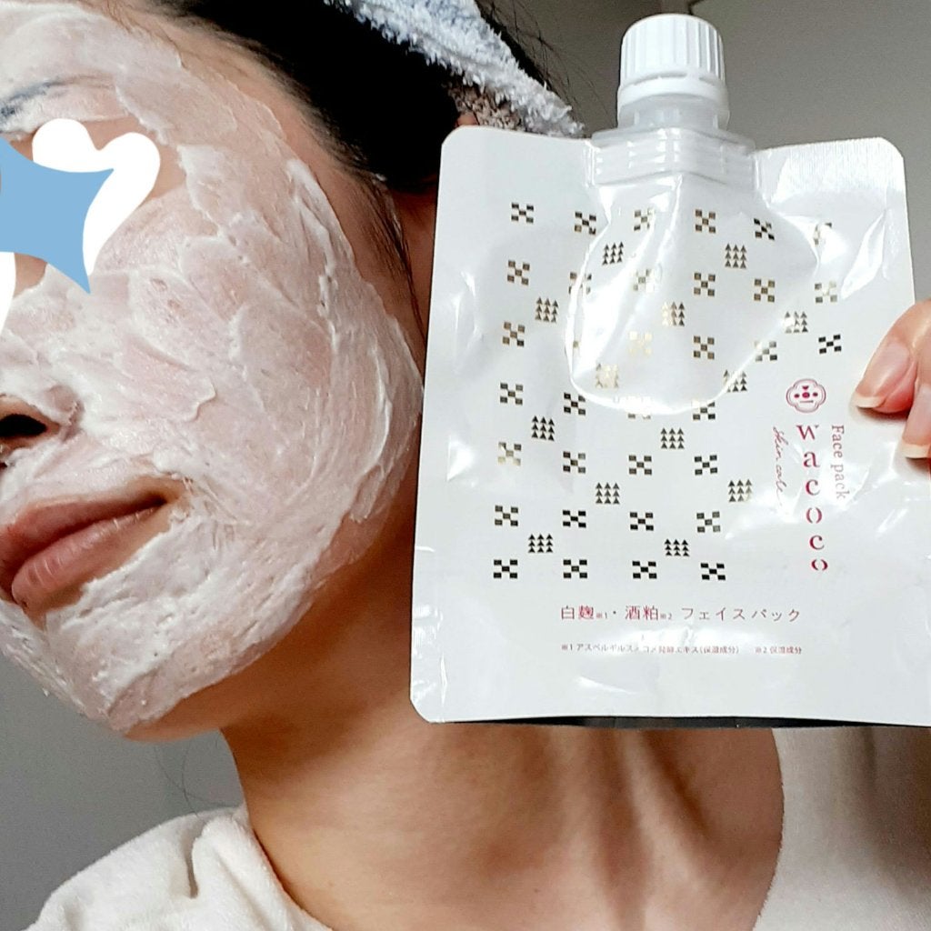 ワココ 白麹と酒粕のフェイスパック/クラブ/洗い流すパック・マスクを使ったクチコミ(3枚目)