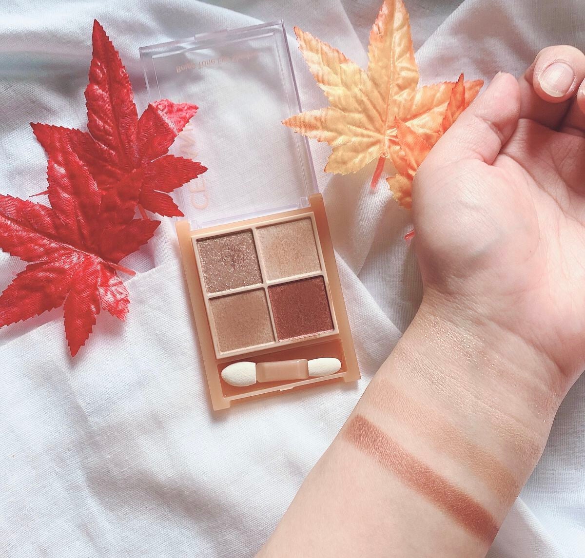 ベージュトーンアイシャドウ/CEZANNE/アイシャドウパレットを使ったクチコミ(2枚目)