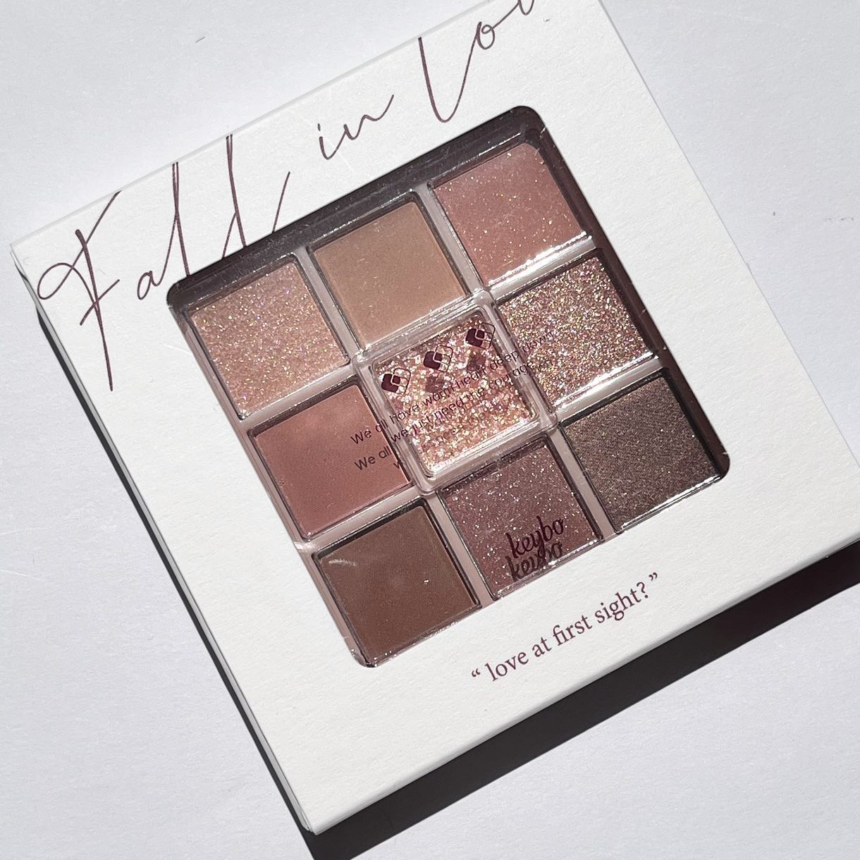 KEYBO FALL IN LOVE SHADOW PALETTE/keybo/アイシャドウパレットを使ったクチコミ（2枚目）