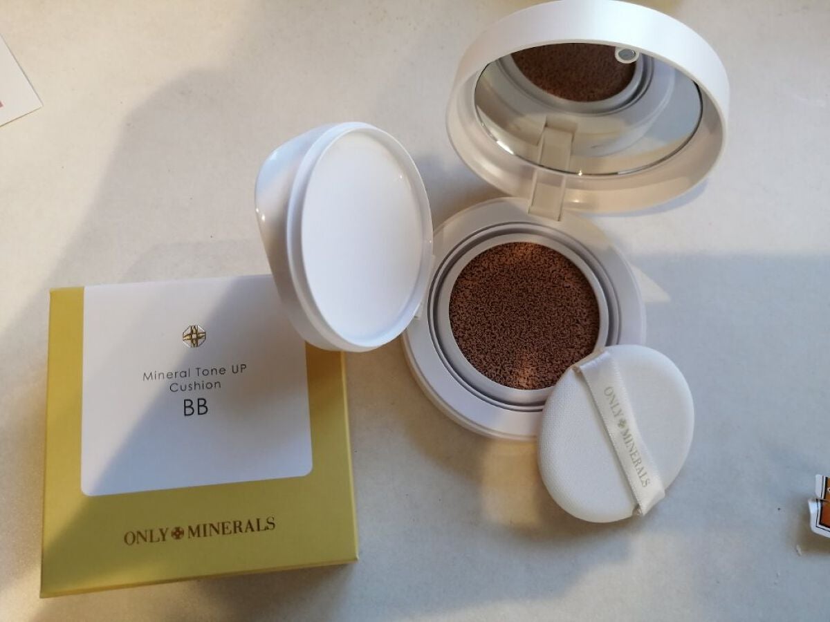 ミネラルトーンアップクッションBB /ONLY MINERALS/クッションファンデーションを使ったクチコミ(1枚目)