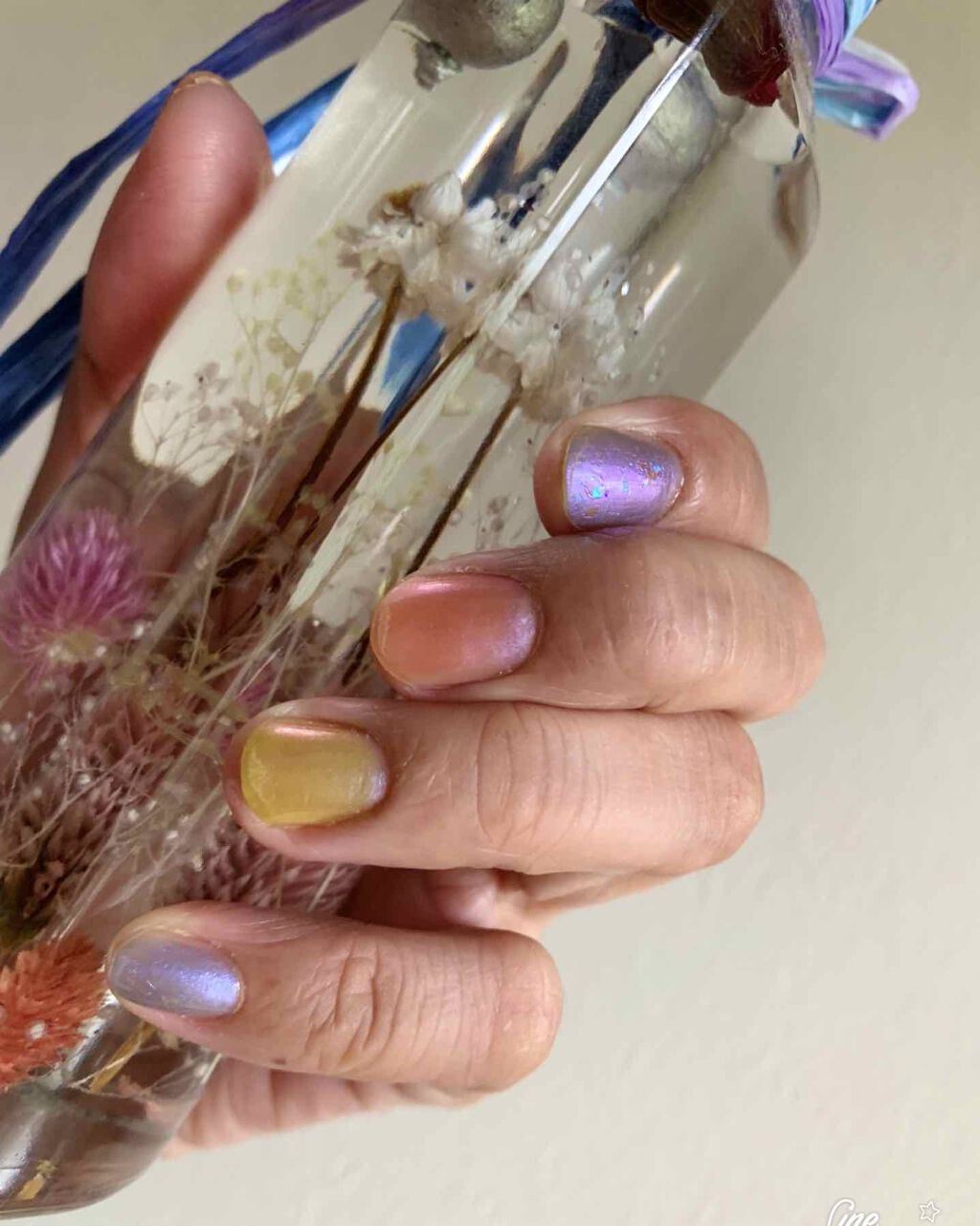ネイルホリック リミテッドカラー Sea Shell PU171/ネイルホリック/マニキュアを使ったクチコミ（2枚目）