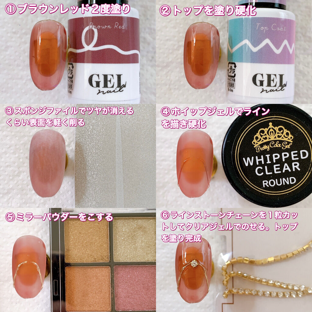 ミラーパウダークリアパレット/ネイル工房/ネイル用品を使ったクチコミ（2枚目）