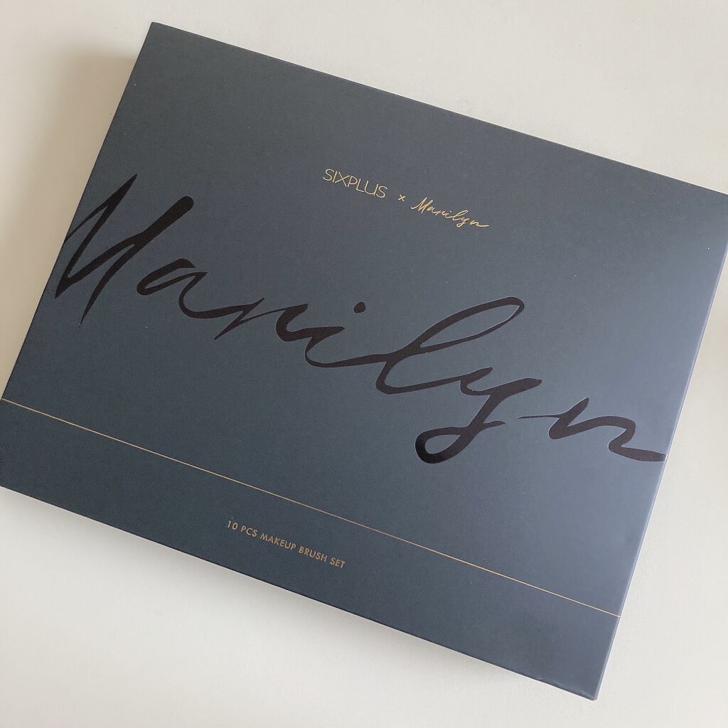 SIXPLUS X MARILYN 10本メイクアップブラシセット/SIXPLUS/メイクブラシを使ったクチコミ（3枚目）