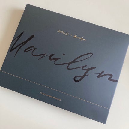 SIXPLUS X MARILYN 10本メイクアップブラシセット/SIXPLUS/メイクブラシを使ったクチコミ(3枚目)