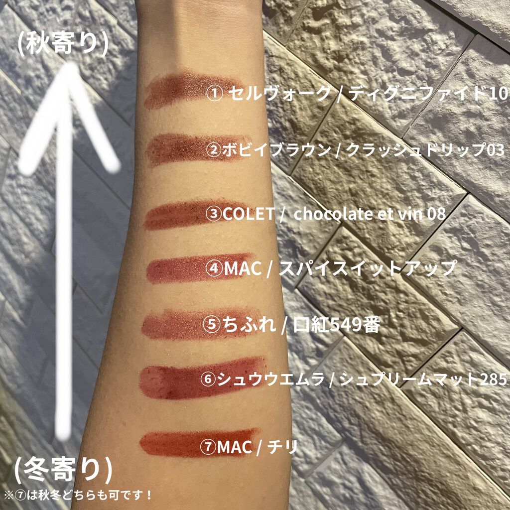 ディグニファイド リップス/Celvoke/口紅を使ったクチコミ（1枚目）