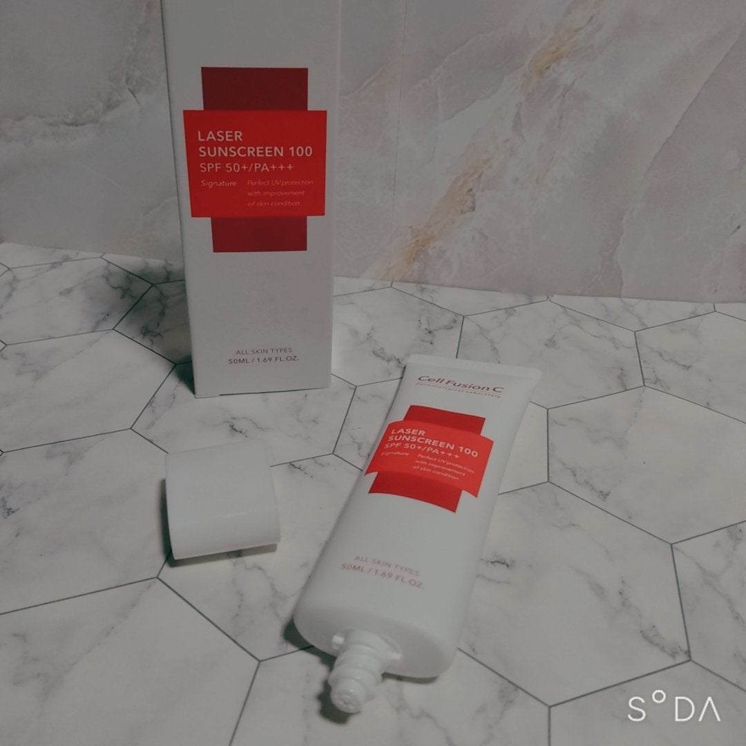 レーザーサンスクリーン 100/Cell Fusion C(セルフュージョンシー)/日焼け止めクリームを使ったクチコミ(1枚目)