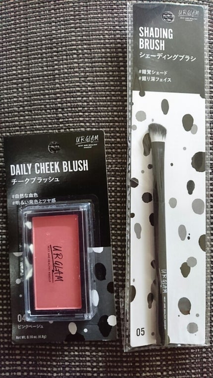 UR GLAM DAILY CHEEK BLUSH/U R GLAM/パウダーチークを使ったクチコミ(1枚目)