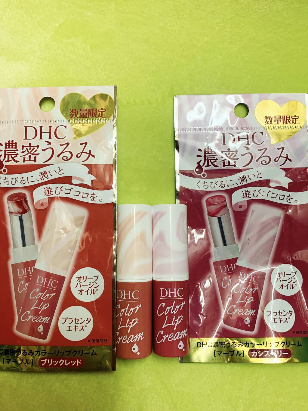 濃密うるみカラーリップクリーム[マーブル]/DHC/リップクリームを使ったクチコミ（2枚目）