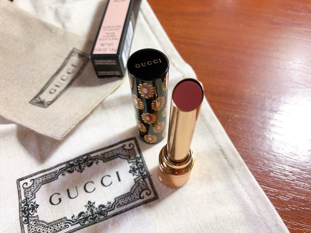 グッチ ルージュ ドゥ ボーテ ブリアン/GUCCI beauty/口紅を使ったクチコミ(2枚目)