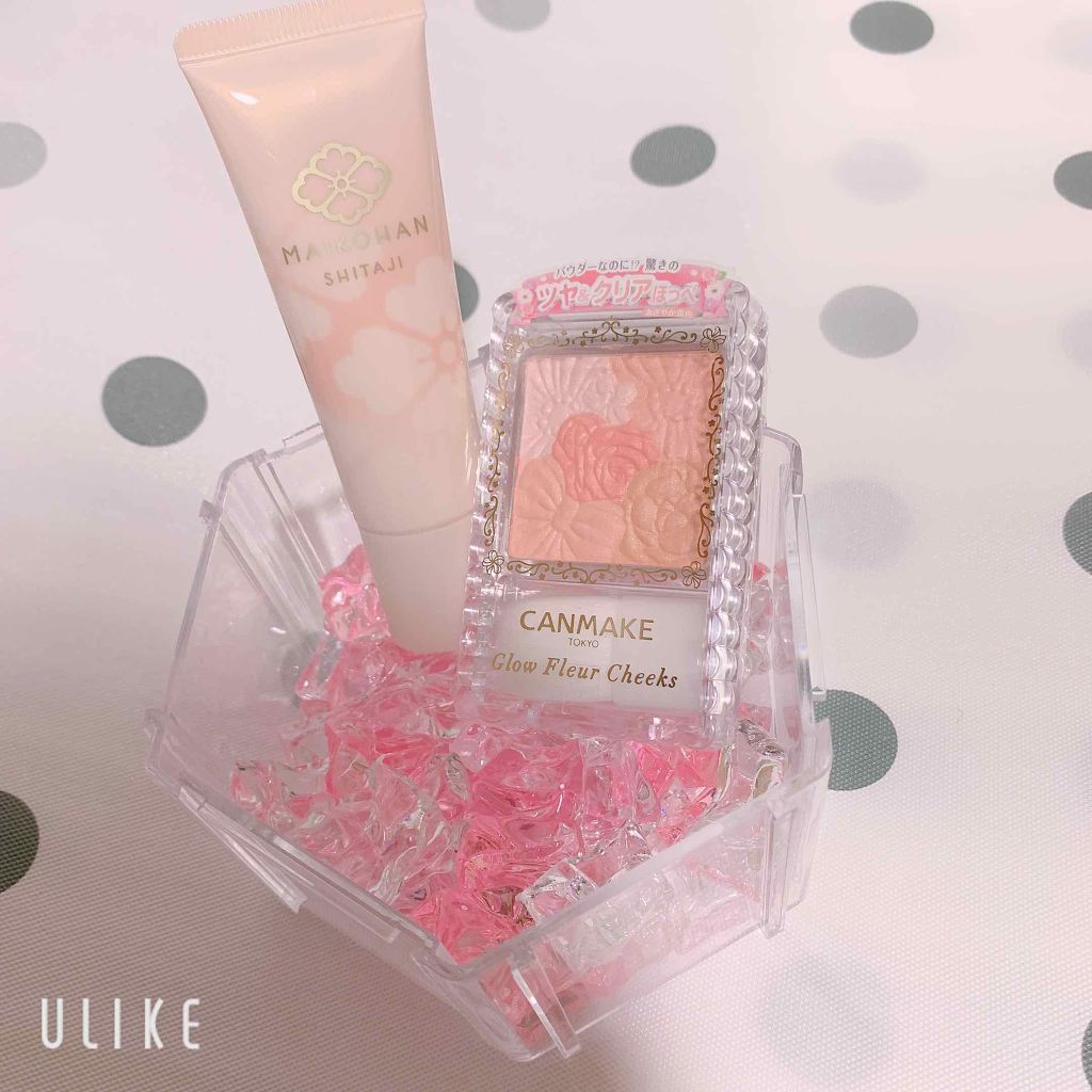 グロウフルールチークス/キャンメイク/パウダーチークを使ったクチコミ（1枚目）