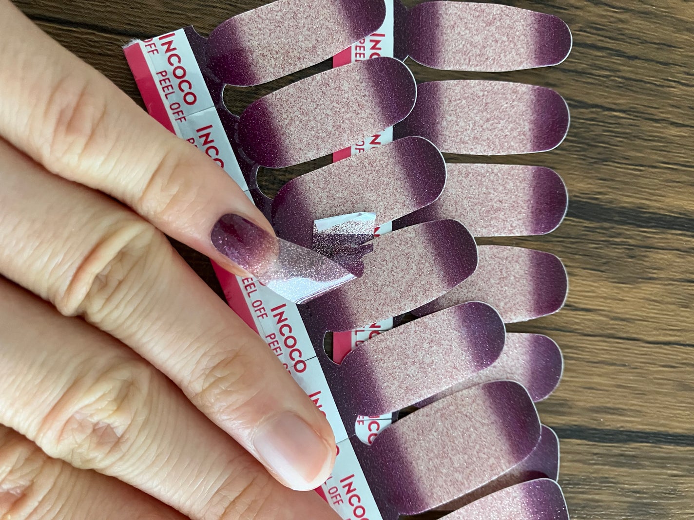 INCOCO インココ マニキュアシート/インココ/ネイルシールを使ったクチコミ(3枚目)