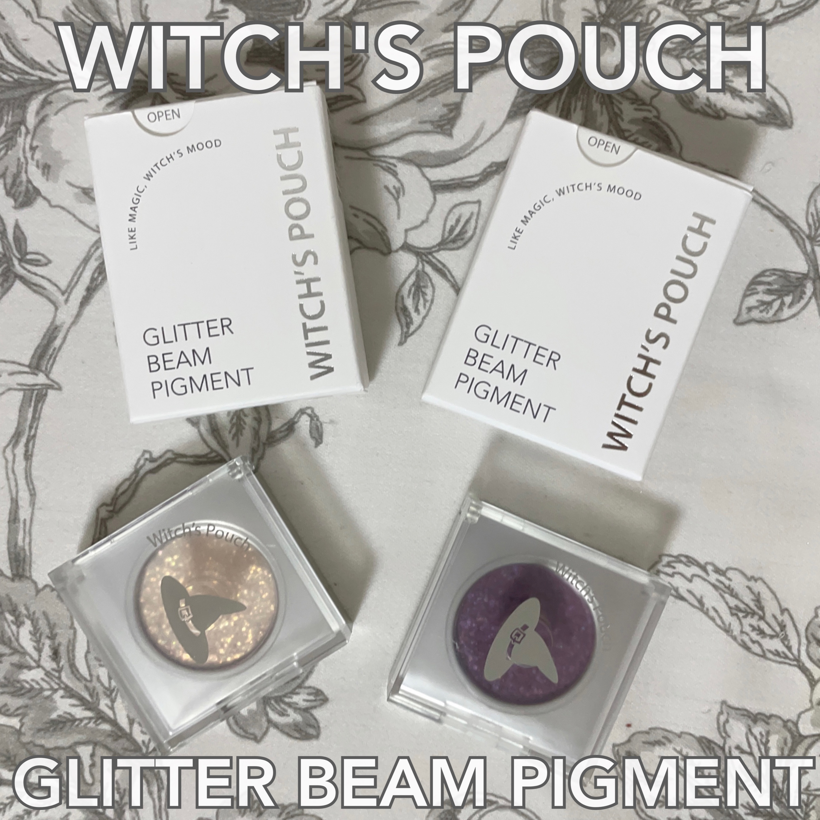 グリッター ビーム ピグメント/Witch's Pouch/グリッターを使ったクチコミ（1枚目）