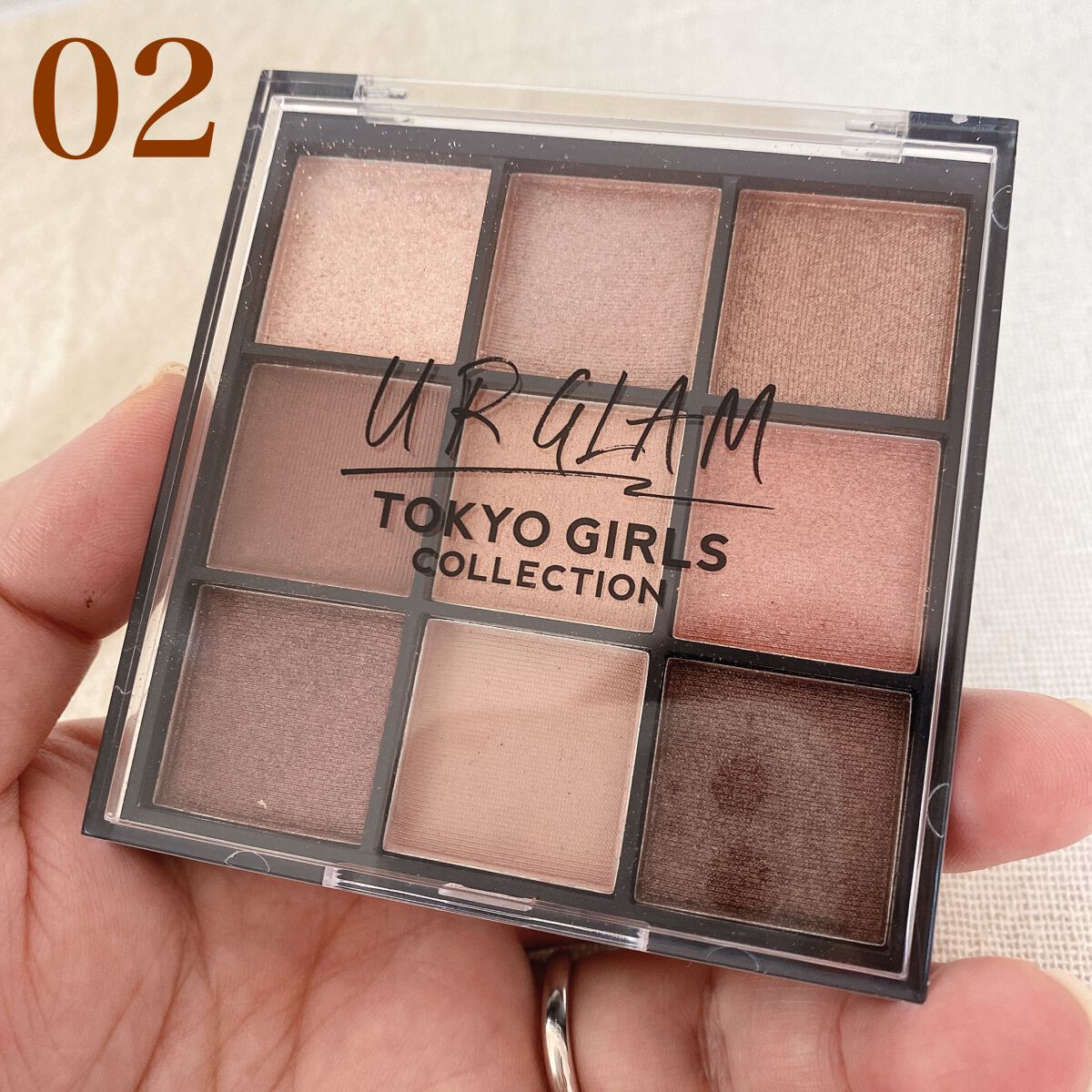 ブルーミングアイカラーパレットb (TOKYO GIRLS COLLECTION)/U R GLAM/アイシャドウパレットを使ったクチコミ(3枚目)