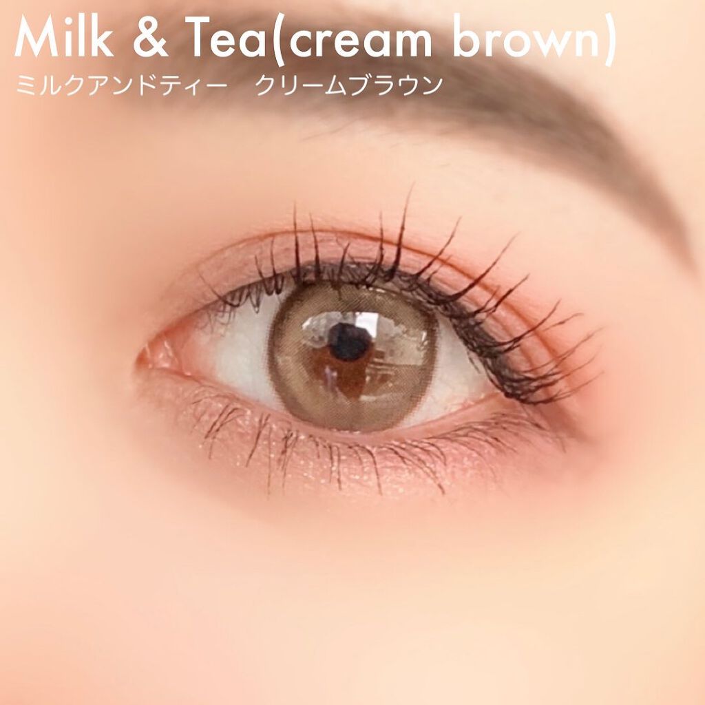 chuuLENS Milk&Tea 1day/chuu LENS/ワンデー（１DAY）カラコンを使ったクチコミ（3枚目）