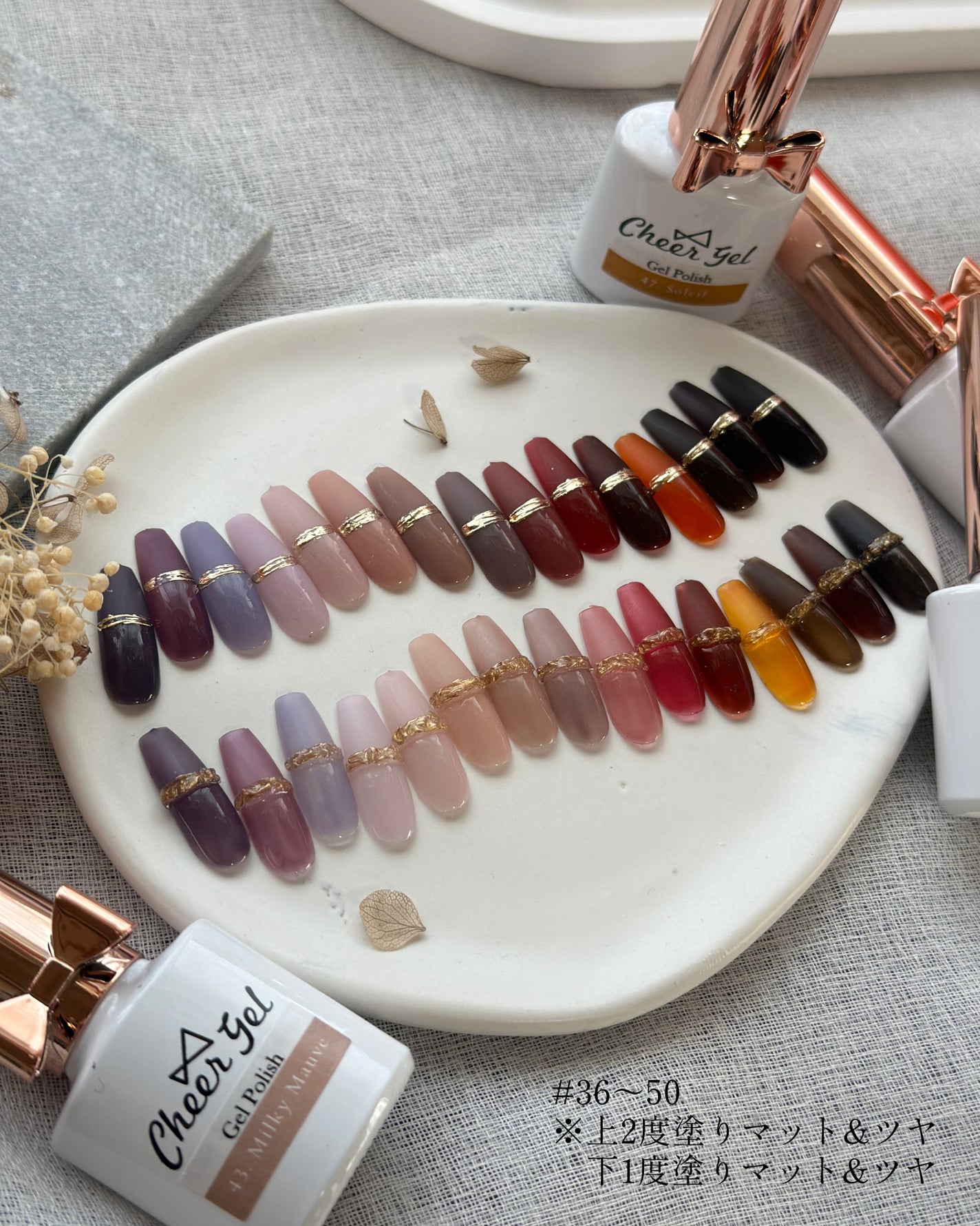 🐒ズボラママみっちゃんの高見えネイル💅 on LIPS 「別アングルプチプラさんからどどーんとcheergelポリッシュ..」(4枚目)