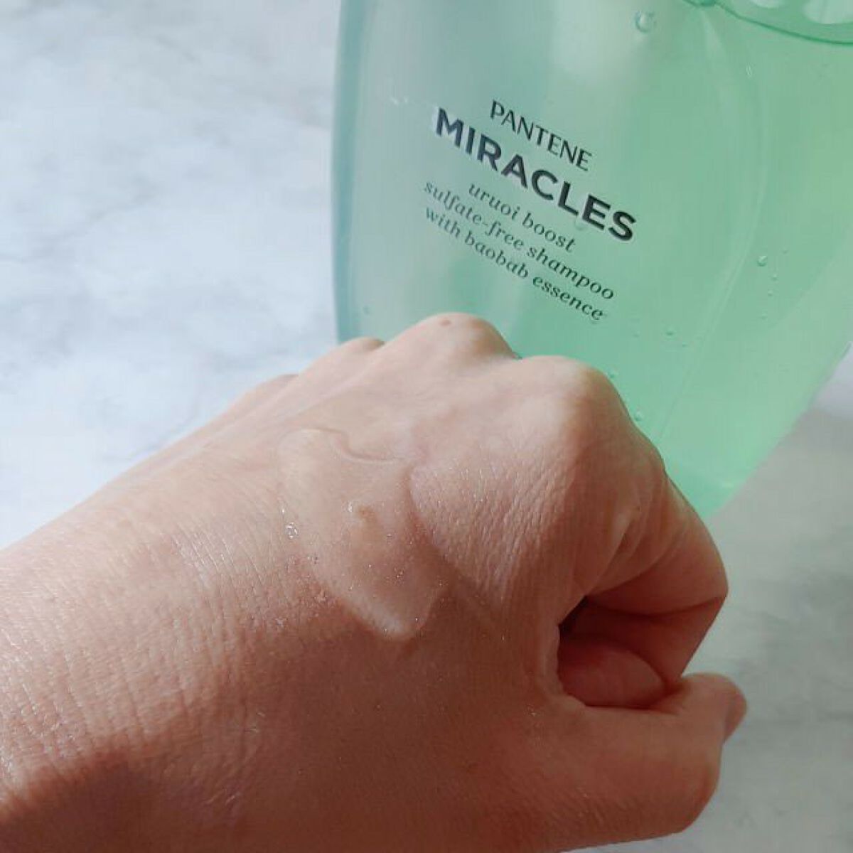 ミラクルズ うるおいブースト シャンプー/トリートメント/パンテーン/市販シャンプーを使ったクチコミ（3枚目）