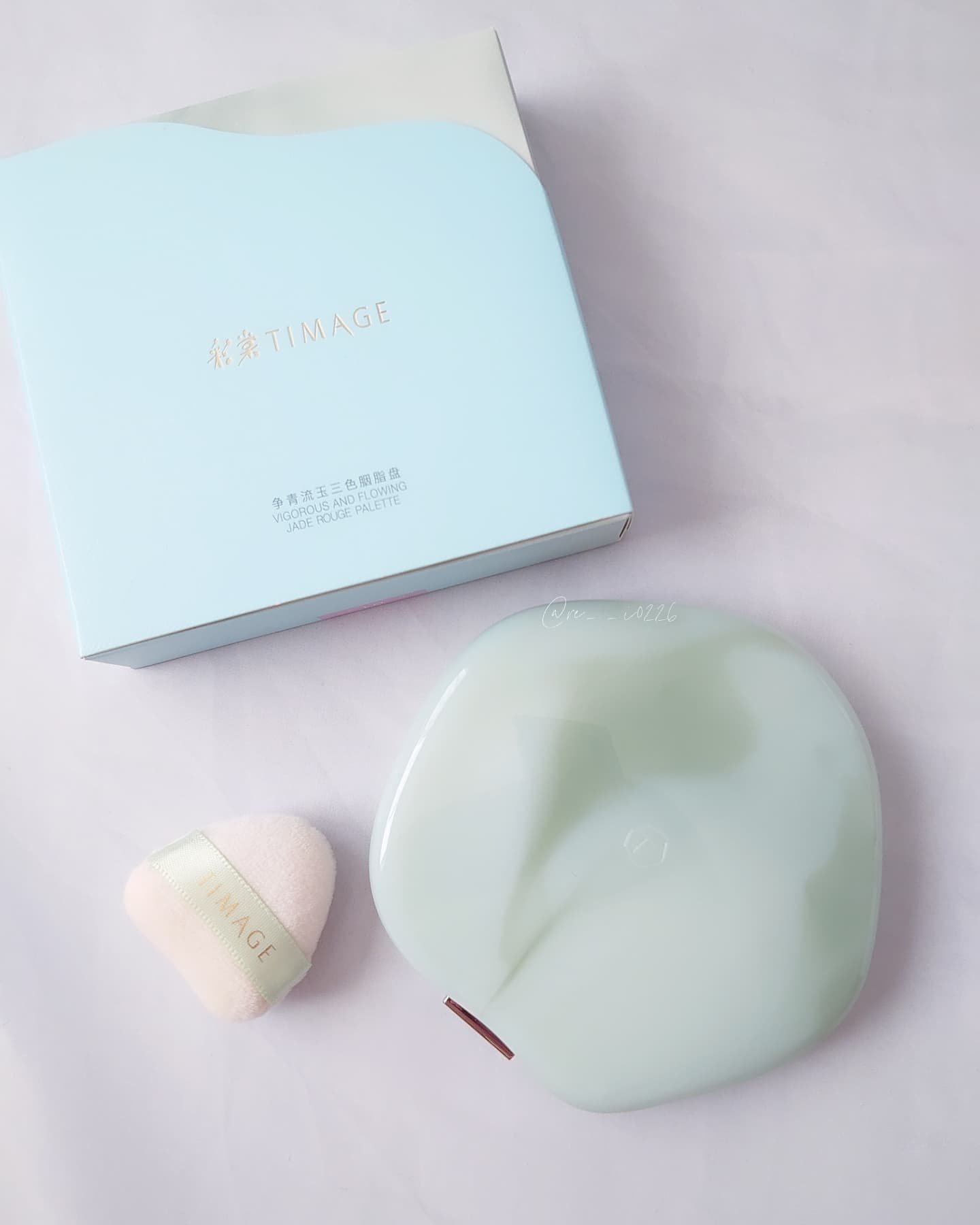 TIMAGE  3色チークパレット 01 堇色系/TIMAGE/パウダーチークを使ったクチコミ（2枚目）
