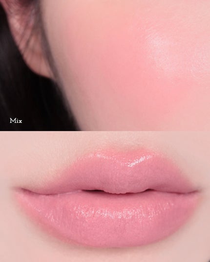 チークトーン リップ&チーク デュオバーム/TONYMOLY/口紅を使ったクチコミ(5枚目)