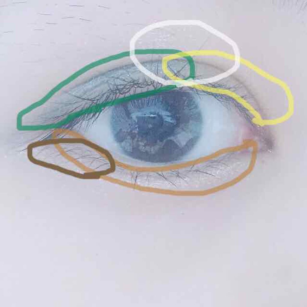 UR GLAM　BLOOMING EYE COLOR PALETTE 03/U R GLAM/アイシャドウパレットを使ったクチコミ（3枚目）